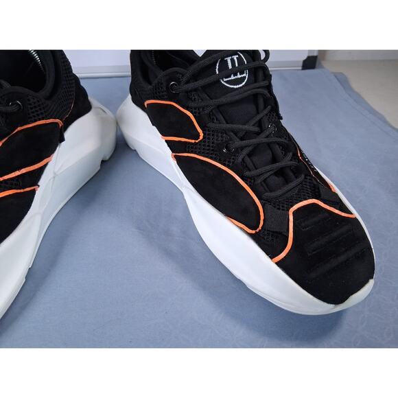Leandro Lopes Contrast Detail Sneakers Black Orange Chunky Sole Men EU 43 US 10 main image 6